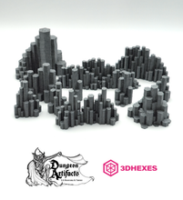 Load image into Gallery viewer, Basalt Scatter Terrain - 3DHexes Wargaming Terrain D&amp;D DnD