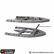Load image into Gallery viewer, Gallows Gate - Darkness &amp; Desolation - Printable Scenery - SystemHEX Terrain D&amp;D DnD