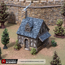 Load image into Gallery viewer, Bella&#39;s Cottage - Kingdoms of Throne and Ash - Printable Scenery - Terrain, Wargaming, D&amp;D, DnD