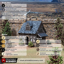 Load image into Gallery viewer, Bella&#39;s Cottage - Kingdoms of Throne and Ash - Printable Scenery - Terrain, Wargaming, D&amp;D, DnD