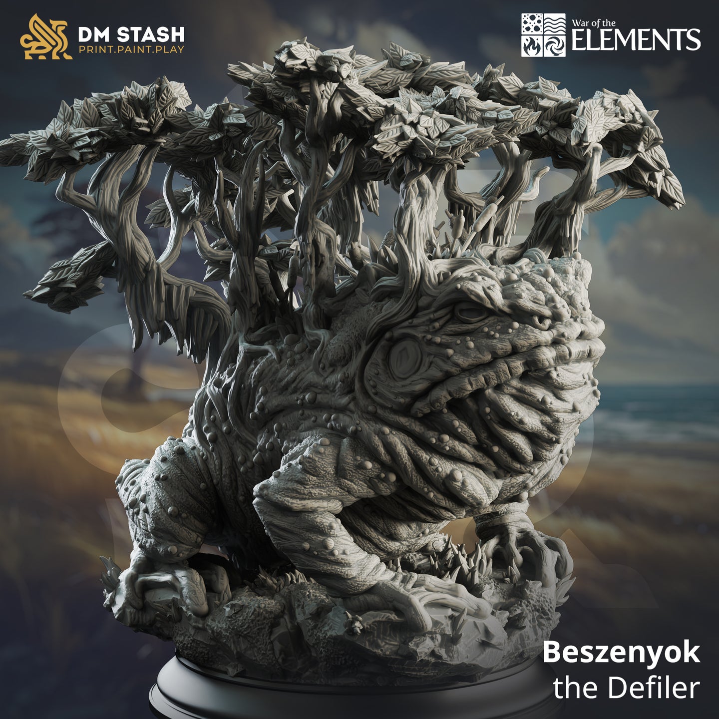 Beszenyok the Defiler - War of the Elements - DM Stash - Terrain Wargaming D&D DnD 32mm 40mm 54mm 75mm