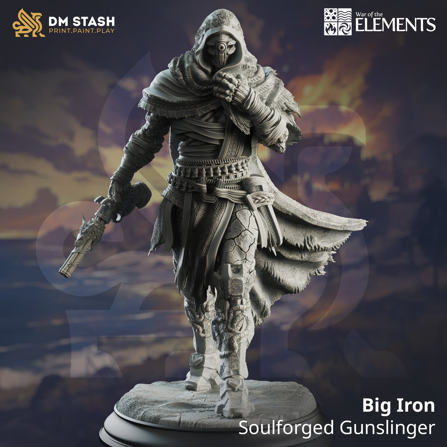 Big Iron - Soulforged Gunslinger - DM Stash - Terrain Wargaming D&D DnD 32mm 40mm 54mm 75mm