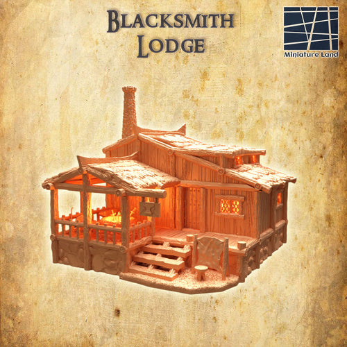 Blacksmith Lodge - Miniatureland Terrain Wargaming D&D DnD