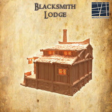 Load image into Gallery viewer, Blacksmith Lodge - Miniatureland Terrain Wargaming D&amp;D DnD