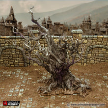 Load image into Gallery viewer, Blasted Trees - Cities of Ramshackle and Ruin - Printable Scenery - Terrain, Wargaming, D&amp;D, DnD