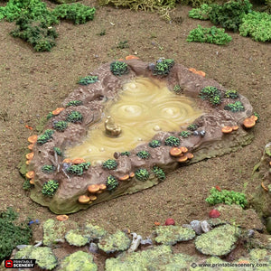 Bog of Ever Stench - The Gloaming Swamps - Printable Scenery Terrain Wargaming D&D DnD 10mm 15mm 20mm 28mm 32mm 40mm 54mm