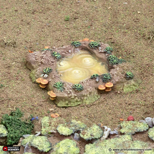 Bog of Ever Stench - The Gloaming Swamps - Printable Scenery Terrain Wargaming D&D DnD 10mm 15mm 20mm 28mm 32mm 40mm 54mm