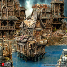 Load image into Gallery viewer, Bosuns Bungalow - Cities of Ramshackle and Ruin - Printable Scenery - Terrain, Wargaming, D&amp;D, DnD
