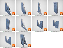 Load image into Gallery viewer, Bracing for Ruins - Cities of Ramshackle and Ruin - Printable Scenery - Terrain, Wargaming, D&amp;D, DnD