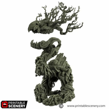 Load image into Gallery viewer, Brackencourt Portal - The Gloaming Swamps - Printable Scenery Terrain Wargaming 10mm 15mm 20mm 25mm 28mm 32mm 40mm 54mm D&amp;D DnD
