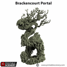 Load image into Gallery viewer, Brackencourt Portal - The Gloaming Swamps - Printable Scenery Terrain Wargaming 10mm 15mm 20mm 25mm 28mm 32mm 40mm 54mm D&amp;D DnD