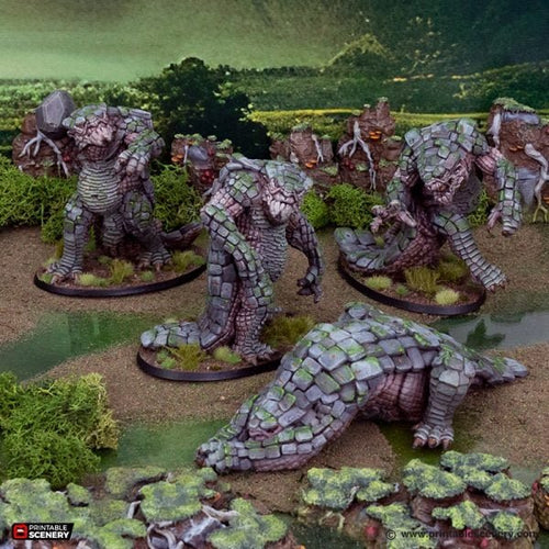 Bridge Troll - The Gloaming Swamps - Printable Scenery Terrain Wargaming D&D DnD 28mm 32mm 40mm