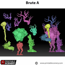 Load image into Gallery viewer, Brutes - The Gloaming Swamps - Printable Scenery Wargaming D&amp;D DnD 28mm 32mm 40mm 54mm