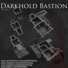 Load image into Gallery viewer, Building 1 - Darkhold Bastion  - Dark Realms Terrain Wargaming D&amp;D DnD