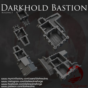 Building 1 - Darkhold Bastion  - Dark Realms Terrain Wargaming D&D DnD
