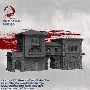 Building 5 - City of Corsairs - Dark Realms Terrain Wargaming D&D DnD