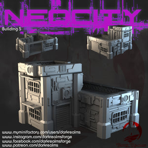 Building 5 - Neocity - Dark Realms Terrain Wargaming D&D DnD