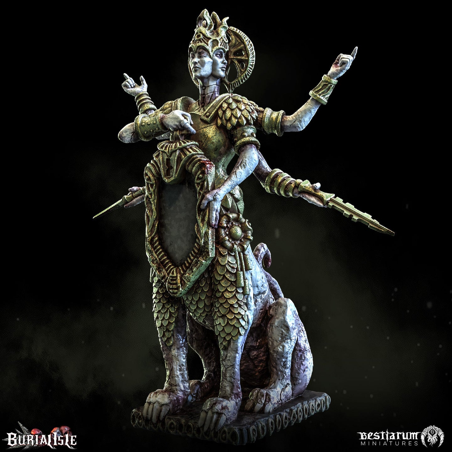 Scythrian Idol | Burial Isle | Bestiarum | Miniatures D&D Wargaming DnD