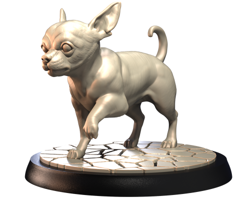 Chihuahua - Dogs Vol 1 - 3D IP Studios - Terrain Wargaming D&D DnD 28mm 32mm 40mm 54mm 75mm 100mm 125mm