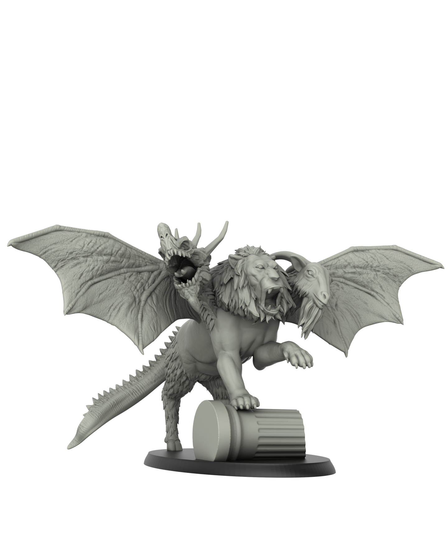 Chimera - Fantastic Creatures Set - 3D IP Studios - Terrain Wargaming D&D DnD 28mm 32mm 40mm 54mm 75mm