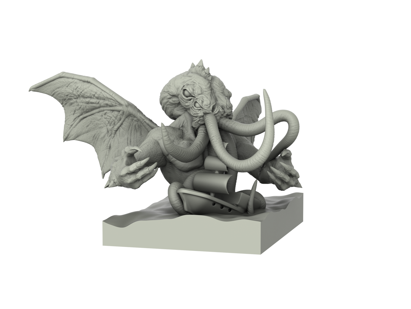 Cthulhu - Fantastic Creatures Set - 3D IP Studios - Terrain Wargaming D&D DnD 28mm 32mm 40mm 54mm 75mm