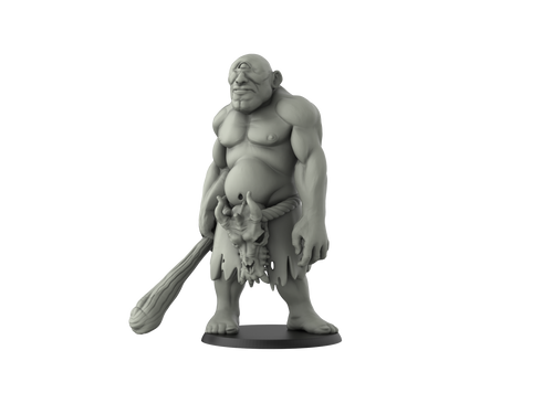 Cyclops - Fantastic Creatures Set - 3D IP Studios - Terrain Wargaming D&D DnD 28mm 32mm 40mm 54mm 75mm 100mm