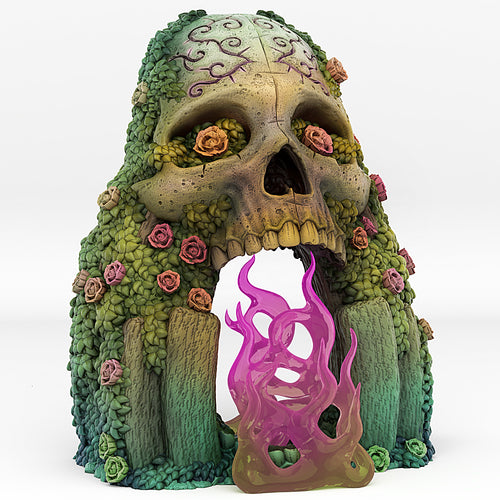 Cadavera Portal With Its Pink Fire Effect - Print Your Monsters - Wargaming D&D DnD