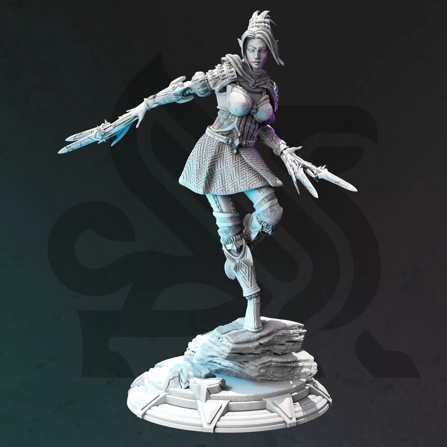 Calanar Psionic Knife - Frozen Wastes - DM Stash - Wargaming D&D DnD, 28mm, 32mm, 40mm, 54mm, 75mm, 100mm, 125mm