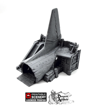 Load image into Gallery viewer, Cargo Plane Entrance - 15mm 28mm 20mm 32mm Brave New Worlds Wasteworld Gaslands Terrain Scatter D&amp;D DnD
