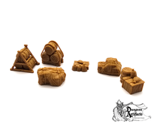 Load image into Gallery viewer, Cargo Set 15mm 28mm 32mm Depths of the Savage Atoll Wargaming Tabletop Scatter Miniatures Terrain D&amp;D, DnD