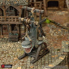 Load image into Gallery viewer, Catch Of The Day - Cities of Ramshackle and Ruin - Printable Scenery Terrain Wargaming D&amp;D DnD 28mm 32mm 40mm 54mm