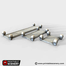 Load image into Gallery viewer, Chasm Bridge - Dwarves, Elves and Demons - Printable Scenery Terrain Wargaming D&amp;D DnD