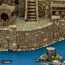 Load image into Gallery viewer, City Foundation Pack - Cities of Ramshackle and Ruin - Printable Scenery - Terrain, Wargaming, D&amp;D, DnD