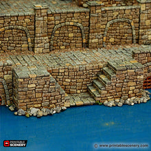 Load image into Gallery viewer, City Foundation Pack - Cities of Ramshackle and Ruin - Printable Scenery - Terrain, Wargaming, D&amp;D, DnD