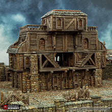 Load image into Gallery viewer, City Inn - Cities of Ramshackle and Ruin - Printable Scenery - Terrain, Wargaming, D&amp;D, DnD