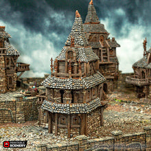 Load image into Gallery viewer, City Manor - Cities of Ramshackle and Ruin - Printable Scenery - Terrain, Wargaming, D&amp;D, DnD