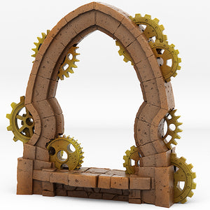 Clockwork Portal With Its Temporal Vortex Effect - Print Your Monsters - Wargaming D&D DnD