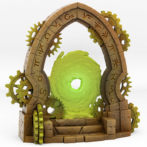 Clockwork Portal With Its Temporal Vortex Effect - Print Your Monsters - Wargaming D&D DnD