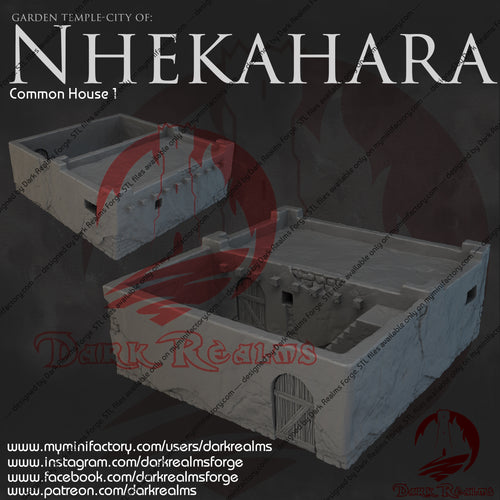 Nhekahara Common House 1 - Nhekahara - Dark Realms Terrain Wargaming D&D DnD