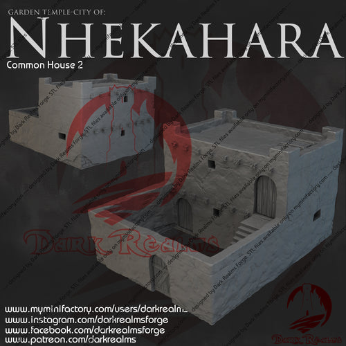 Nhekahara Common House 2 - Nhekahara - Dark Realms Terrain Wargaming D&D DnD