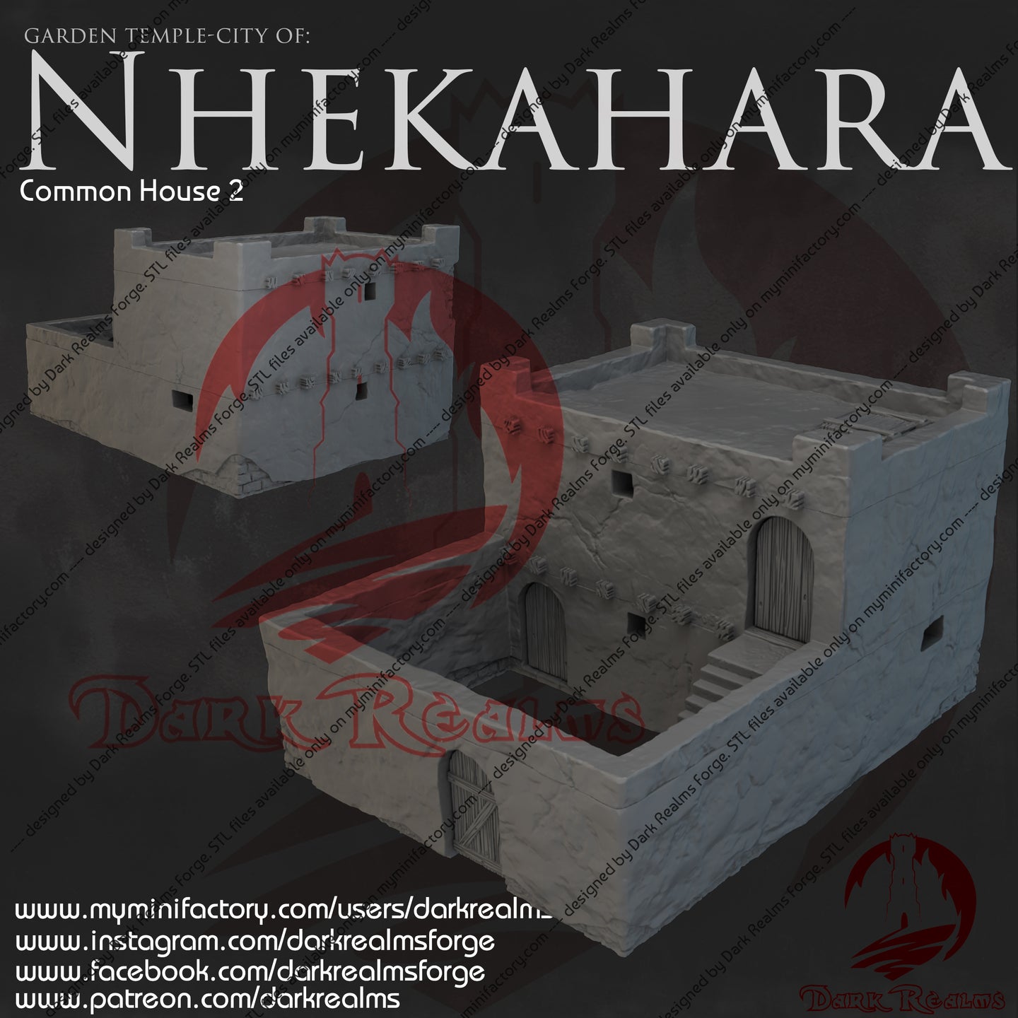 Nhekahara Common House 2 - Nhekahara - Dark Realms Terrain Wargaming D&D DnD