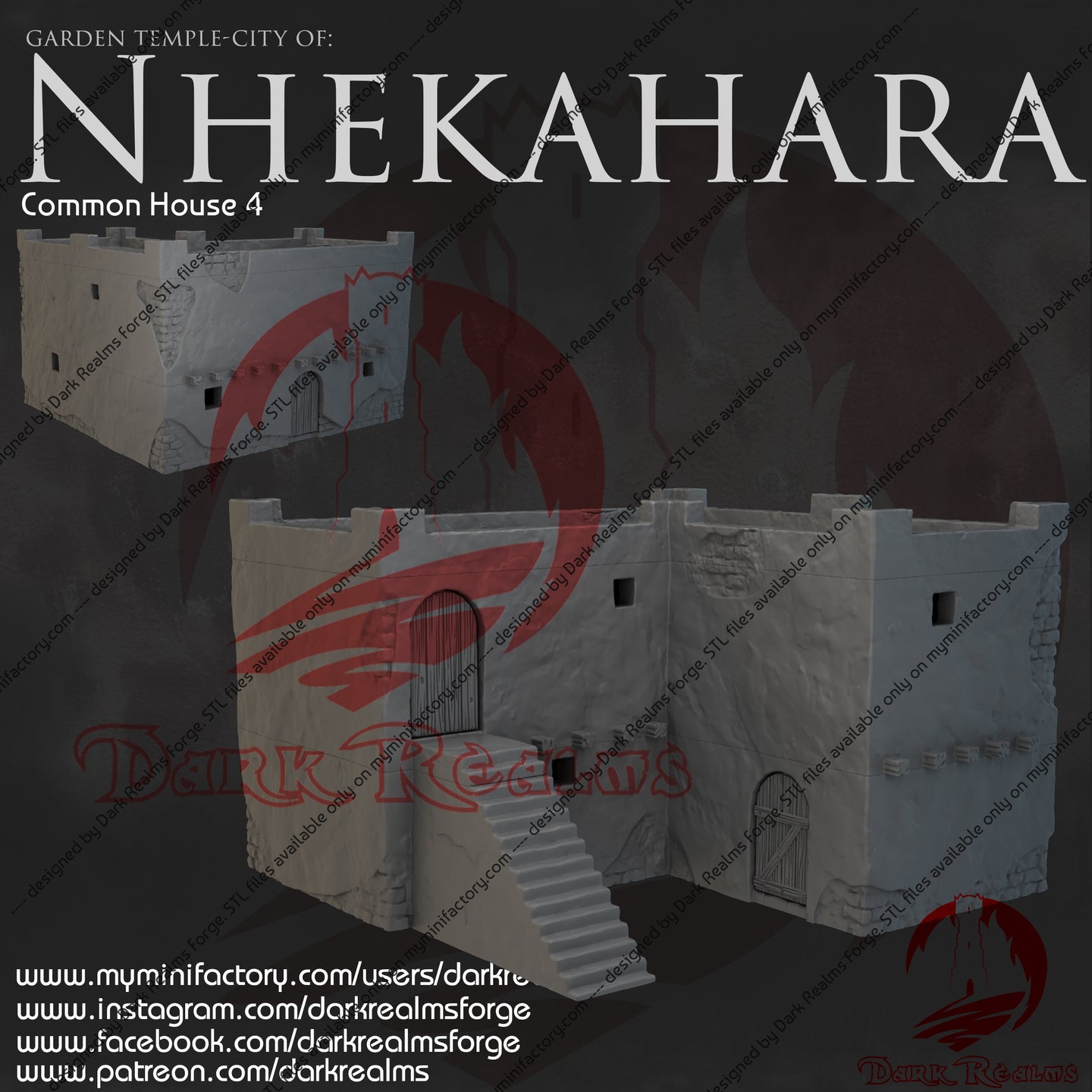Nhekahara Common House 4 - Nhekahara - Dark Realms Terrain Wargaming D&D DnD