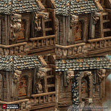 Load image into Gallery viewer, Corbels - Cities of Ramshackle and Ruin - Printable Scenery - Terrain, Wargaming, D&amp;D, DnD 28mm 32mm 40mm 54mm