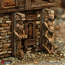Load image into Gallery viewer, Corbels - Cities of Ramshackle and Ruin - Printable Scenery - Terrain, Wargaming, D&amp;D, DnD 28mm 32mm 40mm 54mm