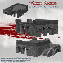 Load image into Gallery viewer, Stone City Tower Base - Arkenfel - Dark Realms Terrain Wargaming D&amp;D DnD