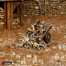 Load image into Gallery viewer, Corpse Piles - Cities of Ramshackle and Ruin - Printable Scenery - Terrain, Wargaming, D&amp;D, DnD 28mm 32mm 40mm 54mm