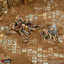 Load image into Gallery viewer, Corpse Piles - Cities of Ramshackle and Ruin - Printable Scenery - Terrain, Wargaming, D&amp;D, DnD 28mm 32mm 40mm 54mm