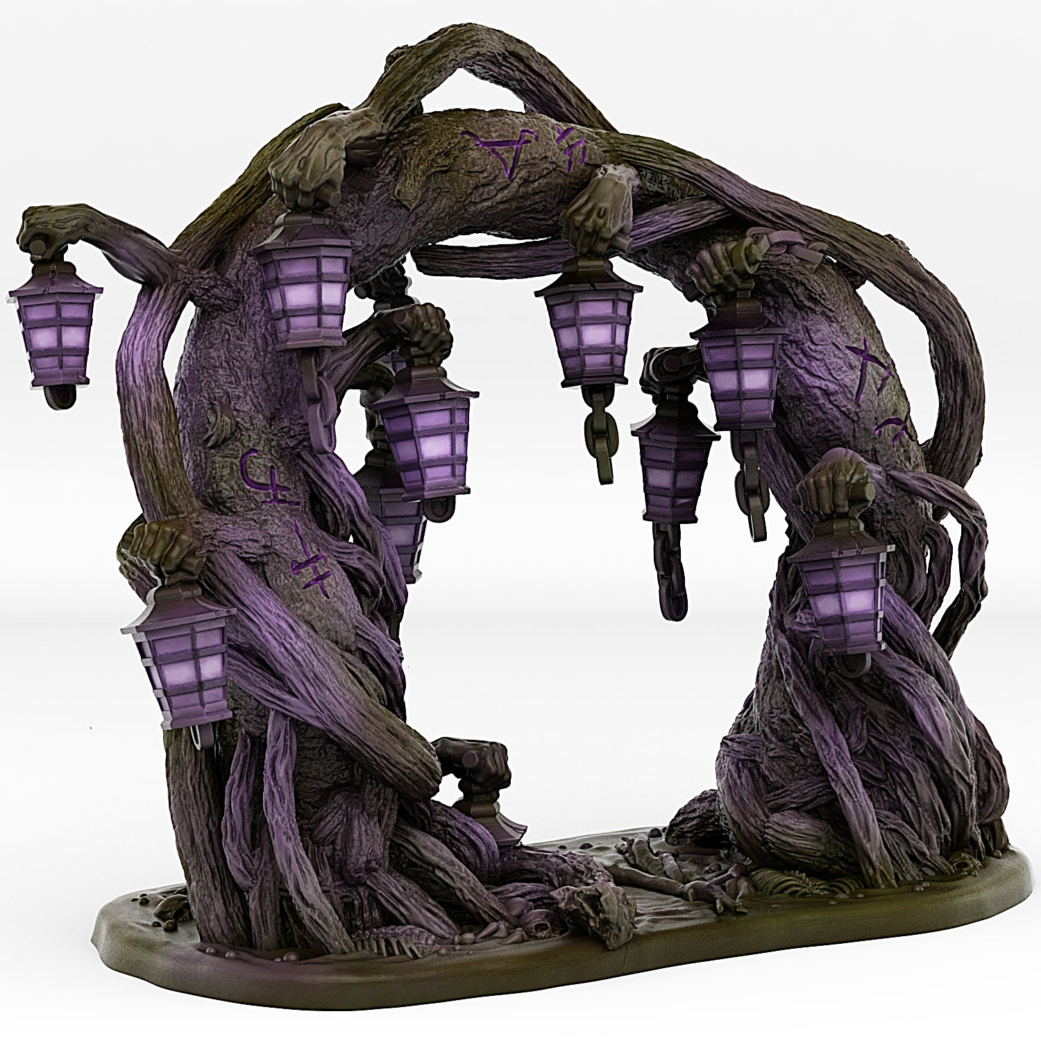 Creepy Forest Portal With Its Dark Magic Effect - Print Your