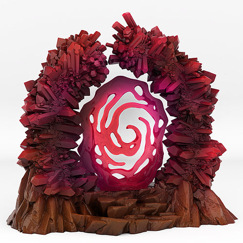 Crystal Portal With Its Nebular Effect - Print Your Monsters - Wargaming D&D DnD