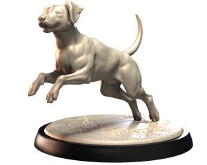 Dalmatian - Dogs Vol 1 - 3D IP Studios - Terrain Wargaming D&D DnD 28mm 32mm 40mm 54mm 75mm 100mm 125mm